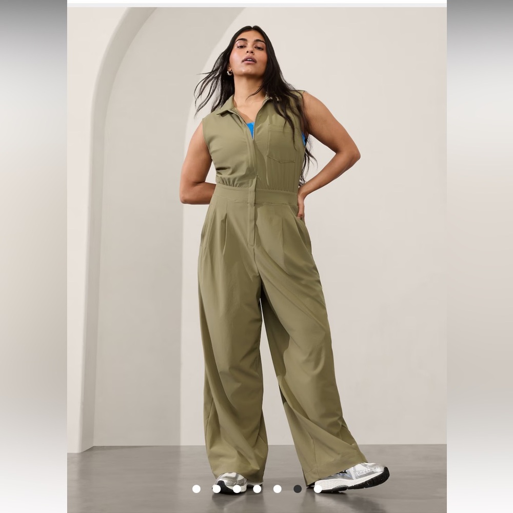 Green Wide Leg Jumpsuit